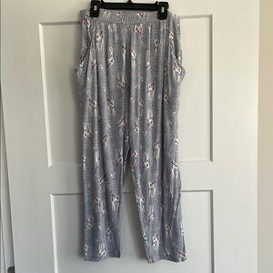Giraffe pajama capri pants